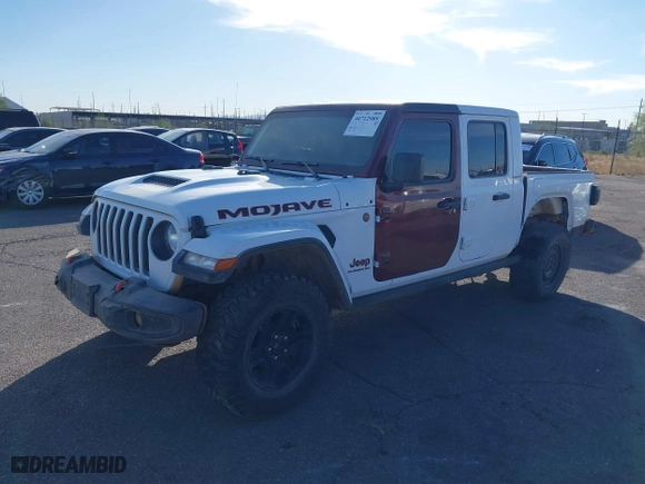 2022 Jeep Gladiator Mojave with VIN 1C6JJTEG6NL100383, listed as a IAAI auction lot 40712989 with 35,283 mi miles. Bid and sale history available at carsss.com. Image 17.