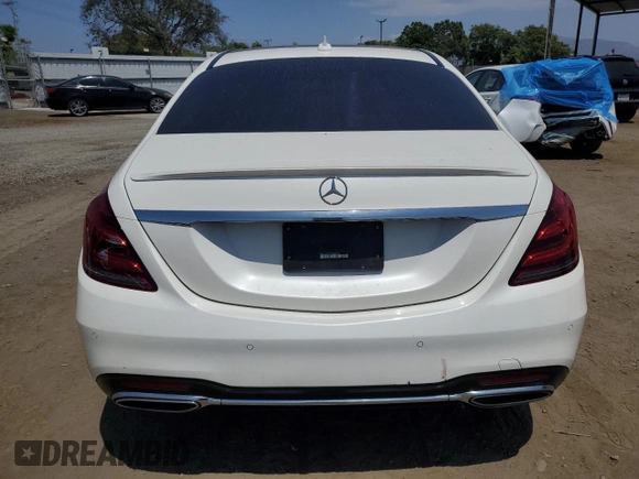 2020 Mercedes-Benz S-Class S 450 with VIN WDDUG6GB0LA502910, listed as a Copart auction lot 66908504 with 86,333 mi miles and Salvage Title. Bid and sale history available at carsss.com. Image 6.