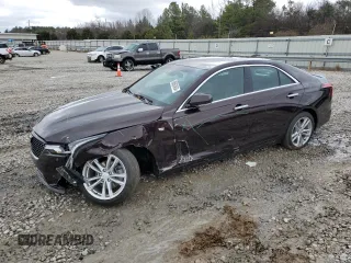 2021 Cadillac CT4 Luxury with VIN 1G6DJ5RK8M0144310, listed as a Copart auction lot 86963454 with 76,798 mi miles and Salvage Title. Bid and sale history available at DreamBid. Image 1.