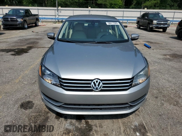 2013 Volkswagen Passat SE with VIN 1VWBH7A32DC150809, listed as a Copart auction lot 58417065 with 220,146 mi miles and Salvage title. Bid and sale history available at DreamBid. Image 5.