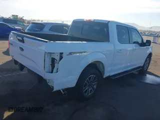 2017 Ford F-150 XL with VIN 1FTEW1CF6HKC96054, listed as a IAAI auction lot 40856897 with 106,387 mi miles. Bid and sale history available at carsss.com. Image 4.