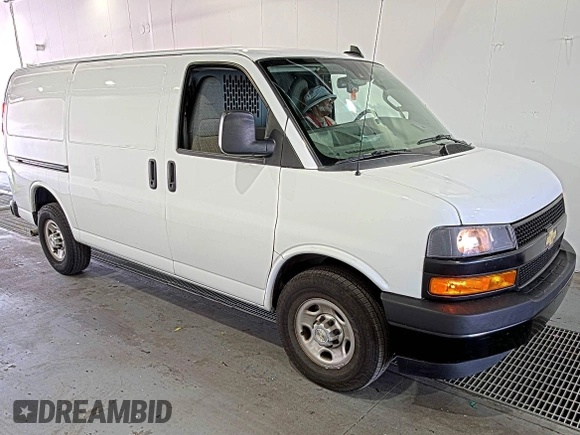 2021 Chevrolet Express Cargo with VIN 1GCWGAFP2M1303152, listed as a IAAI auction lot 42672934 with 68,671 mi miles and . Bid and sale history available at DreamBid. Image 17.