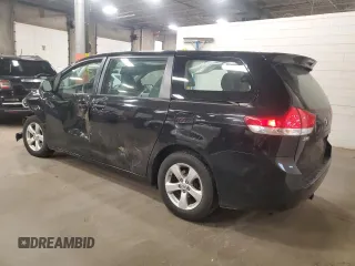2011 Toyota Sienna with VIN 5TDZK3DC6BS120523, listed as a Copart auction lot 56798595 with 234,871 mi miles and Salvage title. Bid and sale history available at DreamBid. Image 2.