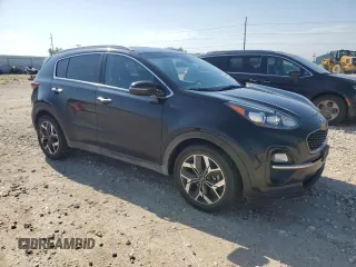 2020 Kia Sportage EX z VIN KNDPN3AC3L7702030, wystawiony jako Copart lot #54978895 z przebiegiem 53 099 mil mil oraz Czysty tytuł • Clean title. Historia ofert i sprzedaży dostępna na DreamBid. Obrazek 4.