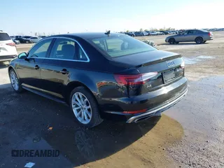 2019 Audi A4 Premium z VIN WAUDNAF40KA024392, wystawiony jako IAAI lot #41045566 z przebiegiem 56 419 mil mil oraz . Historia ofert i sprzedaży dostępna na DreamBid. Obrazek 3.