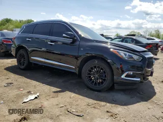2020 Infiniti QX60 Luxe with VIN 5N1DL0MM5LC514737, listed as a Copart auction lot 55280145 with 93,168 mi miles and Salvage title. Bid and sale history available at DreamBid. Image 4.