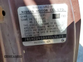 1983 Datsun 280ZX z VIN JN1HZ04S8DX568629, wystawiony jako Copart lot #71850514 z przebiegiem Nie podano mil oraz Szkody całkowita. Historia ofert i sprzedaży dostępna na DreamBid. Obrazek 12.