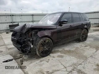 2019 Land Rover Range Rover with VIN SALGS2RE4KA535955, listed as a Copart auction lot 84618834 with 75,057 mi miles and Salvage Title. Bid and sale history available at carsss.com. Image 1.