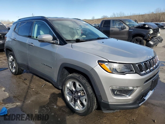 2021 Jeep Compass Limited with VIN 3C4NJDCB6MT599633, listed as a Copart auction lot 50363305 with 58,419 mi miles and Salvage Title. Bid and sale history available at carsss.com. Image 4.