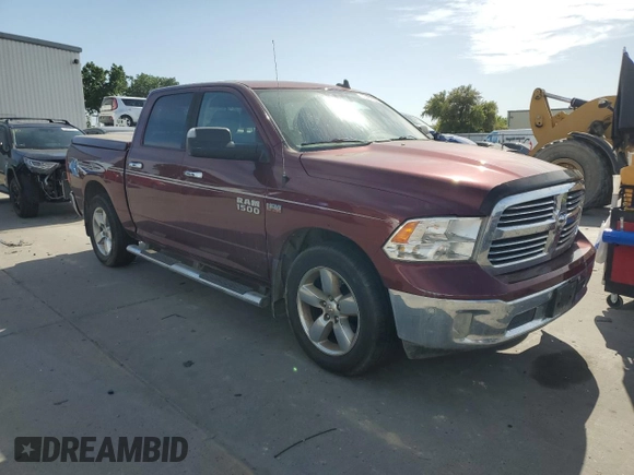 2016 Ram 1500 Big Horn with VIN 3C6RR7LTXGG207990, listed as a Copart auction lot 53481105 with 167,157 mi miles and Salvage title. Bid and sale history available at DreamBid. Image 4.
