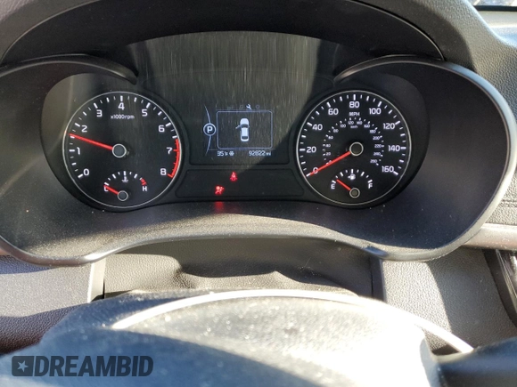 2018 Kia Optima LX with VIN 5XXGT4L32JG189088, listed as a Copart auction lot 46252425 with 92,822 mi miles and Non Repairable. Bid and sale history available at carsss.com. Image 9.