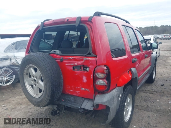 2005 Jeep Liberty Sport with VIN 1J4GL48KX5W540134, listed as a IAAI auction lot 41763890 with 191,262 mi miles. Bid and sale history available at carsss.com. Image 6.