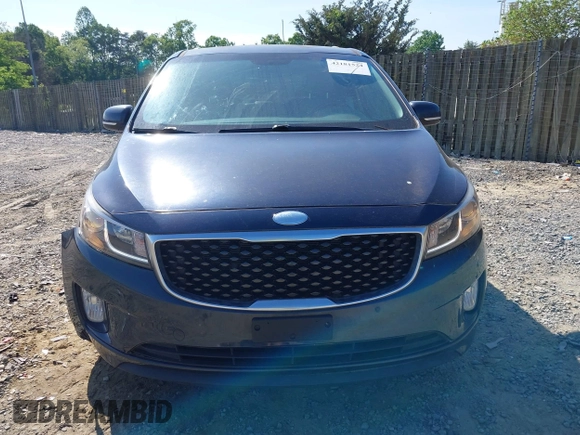 2017 Kia Sedona EX with VIN KNDMC5C11H6265352, listed as a IAAI auction lot 42181524 with 92,880 mi miles. Bid and sale history available at carsss.com. Image 12.