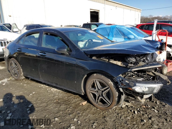 2020 Mercedes-Benz A 220 with VIN W1K3G4FB8LJ236571, listed as a Copart auction lot 81240784 with Not Provided miles and Salvage Title. Bid and sale history available at DreamBid. Image 4.