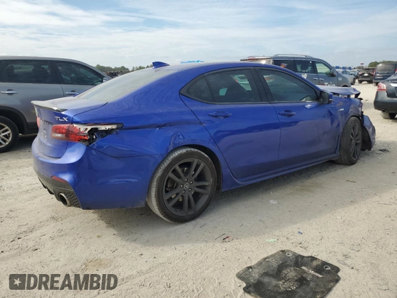 2020 Acura TLX w/A-Spec Pkg with VIN 19UUB1F65LA011394, listed as a Copart auction lot 44080595 with 176,028 mi miles and Non Repairable. Bid and sale history available at carsss.com. Image 3.