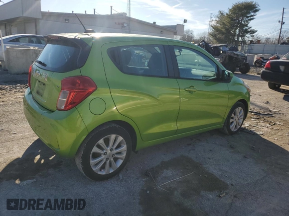 2016 Chevrolet Spark LT with VIN KL8CD6SA0GC617460, listed as a Copart auction lot 43593425 with 129,909 mi miles and Salvage Title. Bid and sale history available at DreamBid. Image 3.