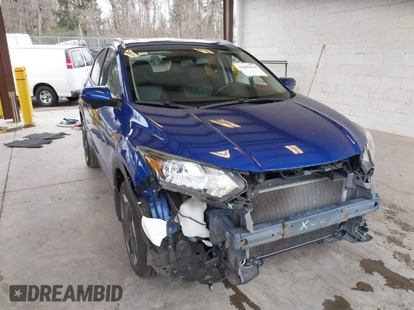 2018 Honda HR-V EX-L Navi with VIN 3CZRU6H79JM727548, listed as a IAAI auction lot 41809410 with 63,730 mi miles. Bid and sale history available at carsss.com. Image 1.