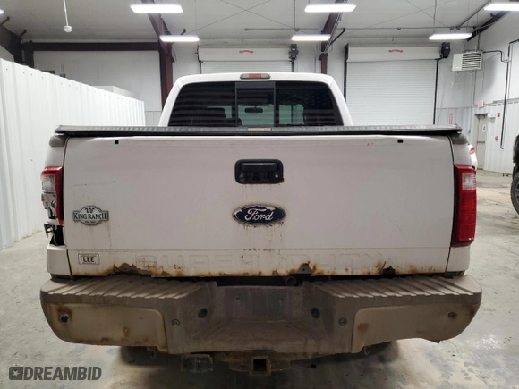 2012 Ford Super Duty F-350 SRW XL with VIN 1FT8W3BTXCEA31421, listed as a Copart auction lot 47352895 with 0 mi miles and Salvage Title. Bid and sale history available at carsss.com. Image 6.