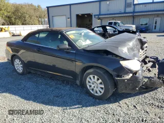 2008 Chrysler Sebring LX with VIN 1C3LC45K28N129222, listed as a Copart auction lot 80644444 with 0 mi miles and Salvage Title. Bid and sale history available at carsss.com. Image 4.