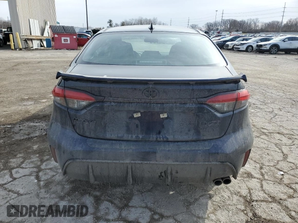 2024 Toyota Corolla XSE with VIN 5YFT4MCE7RP208217, listed as a Copart auction lot 45318595 with 23,133 mi miles and Salvage Title. Bid and sale history available at carsss.com. Image 6.