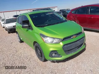 2016 Chevrolet Spark LS with VIN KL8CB6SA3GC596559, listed as a IAAI auction lot 41627492 with 193,259 mi miles. Bid and sale history available at carsss.com. Image 1.