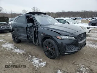 2020 Jaguar F-Pace S with VIN SADCM2FV2LA634364, listed as a Copart auction lot 44427655 with Not provided miles and Salvage title. Bid and sale history available at DreamBid. Image 4.