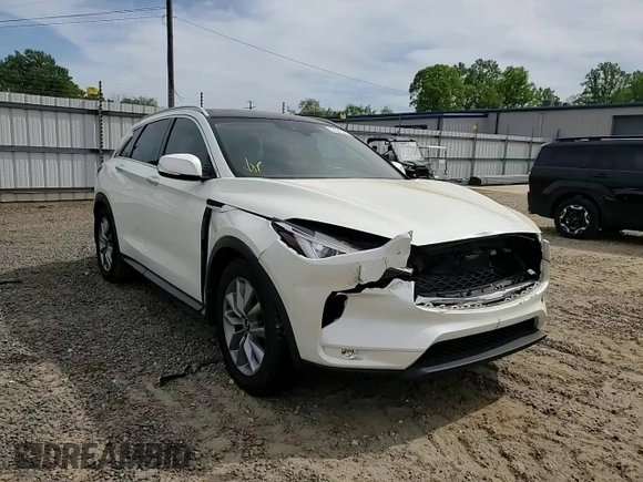 2020 Infiniti QX50 Luxe with VIN 3PCAJ5M38LF101201, listed as a Copart auction lot 53521305 with 74,448 mi miles and Salvage title. Bid and sale history available at DreamBid. Image 12.