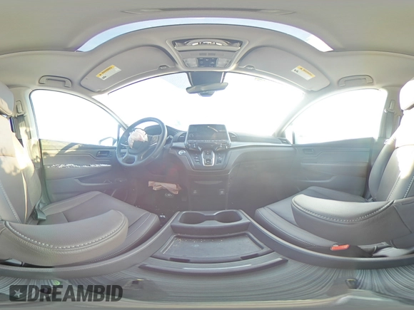 2024 Honda Odyssey EX-L with VIN 5FNRL6H62RB043232, listed as a Copart auction lot 87772175 with 22,130 mi miles and Salvage Title. Bid and sale history available at DreamBid. Image 14.