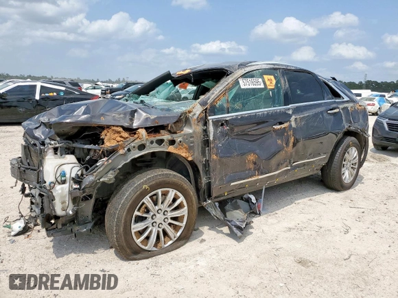 2018 Cadillac XT5 FWD with VIN 1GYKNARS6JZ147628, listed as a Copart auction lot 57516595 with 113,092 mi miles and Non repairable. Bid and sale history available at DreamBid. Image 1.