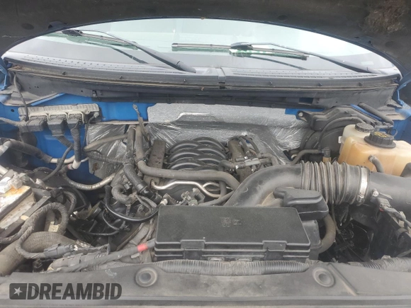 2013 Ford F-150 XL with VIN 1FTFX1EF1DFB09577, listed as a Copart auction lot 51063005 with 197,289 mi miles and Salvage title. Bid and sale history available at DreamBid. Image 11.