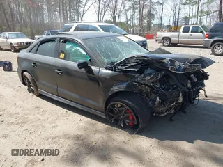 2019 Audi RS 3 with VIN WUABWGFFXKA907513, listed as a IAAI auction lot 41897563 with 46,461 mi miles and . Bid and sale history available at DreamBid. Image 1.