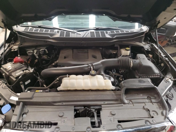 2022 Ford F-150 XL with VIN 1FTFW1E8XNKD98360, listed as a Copart auction lot 52125665 with 53,223 mi miles and Salvage Title. Bid and sale history available at DreamBid. Image 12.