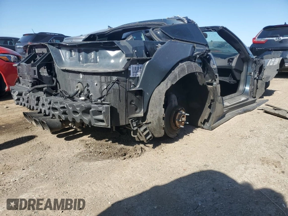 2019 Chevrolet Corvette Z06 2LZ with VIN 1G1YR2D63K5603770, listed as a Copart auction lot 54069074 with 0 mi miles and Salvage Title. Bid and sale history available at carsss.com. Image 3.