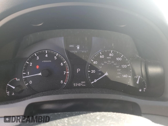 2013 Lexus RX 350 with VIN JTJBK1BA5D2034408, listed as a Copart auction lot 59668335 with 93,484 mi miles and Salvage title. Bid and sale history available at DreamBid. Image 9.