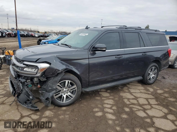2024 Ford Expedition Max XLT with VIN 1FMJK1J80REA55794, listed as a Copart auction lot 85528924 with 8,166 mi miles and Clean Title. Bid and sale history available at DreamBid. Image 1.