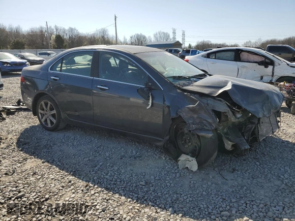 2004 Acura TSX with VIN JH4CL96854C010872, listed as a Copart auction lot 47054315 with 271,002 mi miles and Salvage Title. Bid and sale history available at carsss.com. Image 4.