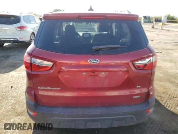 2019 Ford EcoSport SE with VIN MAJ3S2GE9KC261591, listed as a Copart auction lot 52776235 with 30,651 mi miles and Salvage title. Bid and sale history available at DreamBid. Image 6.