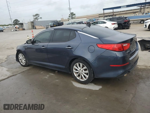 2015 Kia Optima EX with VIN 5XXGN4A72FG486109, listed as a Copart auction lot 50734465 with 106,902 mi miles and Salvage Title. Bid and sale history available at carsss.com. Image 2.