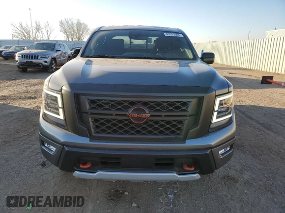 2024 Nissan Titan Pro-4X with VIN 1N6AA1ED7RN106901, listed as a Copart auction lot 43573995 with 42,973 mi miles and Salvage title. Bid and sale history available at DreamBid. Image 5.