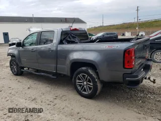 2021 Chevrolet Colorado 4WD Work Truck with VIN 1GCGTBEN2M1275066, listed as a Copart auction lot 80666024 with 44,442 mi miles and Salvage title. Bid and sale history available at DreamBid. Image 2.