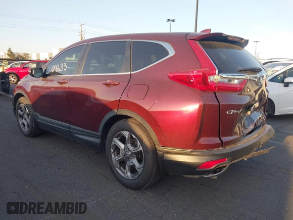 2018 Honda CR-V EX with VIN 7FARW1H57JE055662, listed as a IAAI auction lot 41804633 with 79,598 mi miles. Bid and sale history available at carsss.com. Image 3.