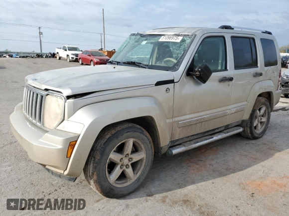 2008 Jeep Liberty Limited with VIN 1J8GN58K88W178372, listed as a Copart auction lot 51096975 with 160,485 mi miles and Non Repairable. Bid and sale history available at DreamBid. Image 1.