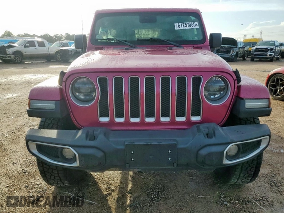 2022 Jeep Wrangler Unlimited Sahara z VIN 1C4HJXEN0NW106045, wystawiony jako Copart lot #61257055 z przebiegiem 104 937 mil mil oraz Szkoda całkowita • Salvage title. Historia ofert i sprzedaży dostępna na DreamBid. Obrazek 5.