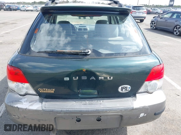 2004 Subaru Impreza Outback Special Sports with VIN JF1GG685X4H819320, listed as a IAAI auction lot 41912961 with 109,537 mi miles and . Bid and sale history available at DreamBid. Image 6.