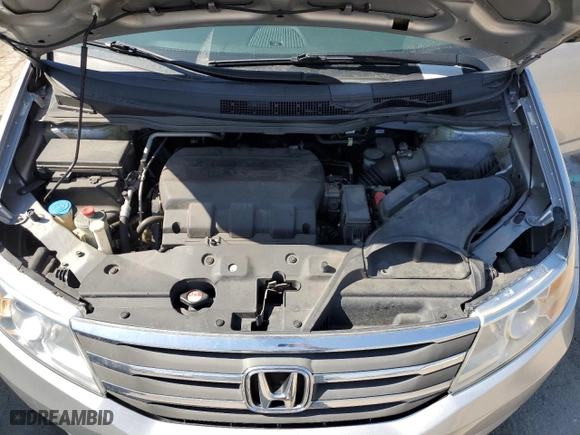 2012 Honda Odyssey EX-L with VIN 5FNRL5H62CB117931, listed as a Copart auction lot 48454915 with 155,600 mi miles and Salvage Title. Bid and sale history available at carsss.com. Image 12.