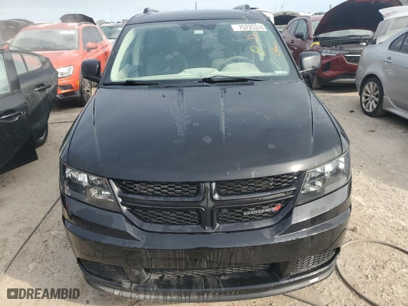 2017 Dodge Journey SE with VIN 3C4PDCAB3HT707905, listed as a Copart auction lot 51704315 with 85,853 mi miles and Salvage Title. Bid and sale history available at carsss.com. Image 5.