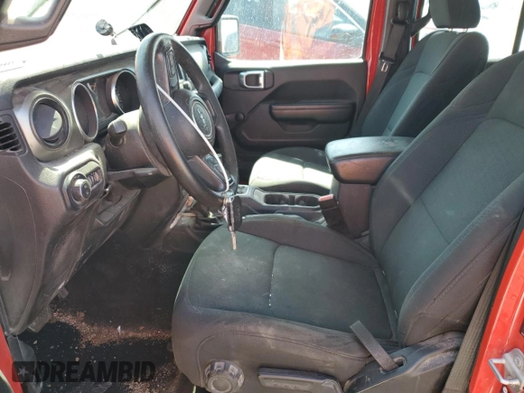 2021 Jeep Gladiator Sport S with VIN 1C6JJTAGXML540532, listed as a Copart auction lot 48422645 with 97,372 mi miles and Salvage title. Bid and sale history available at DreamBid. Image 7.