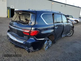 2024 Infiniti QX80 LUXE with VIN JN8AZ2AE5R9329984, listed as a Copart auction lot 42570855 with 0 mi miles and Non Repairable. Bid and sale history available at carsss.com. Image 3.
