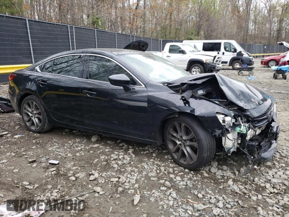2015 Mazda 6 i Grand Touring with VIN JM1GJ1W56F1188367, listed as a Copart auction lot 51311085 with 98,648 mi miles and Salvage Title. Bid and sale history available at DreamBid. Image 4.