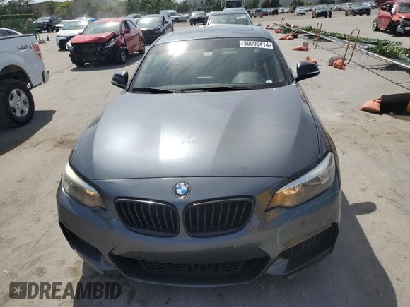 2016 BMW 2 Series 228i with VIN WBA1F9C57GV742243, listed as a Copart auction lot 50096414 with 80,081 mi miles. Bid and sale history available at carsss.com. Image 5.